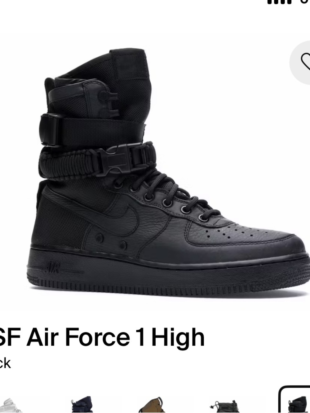 Nike SF Air Force 1 High - Black